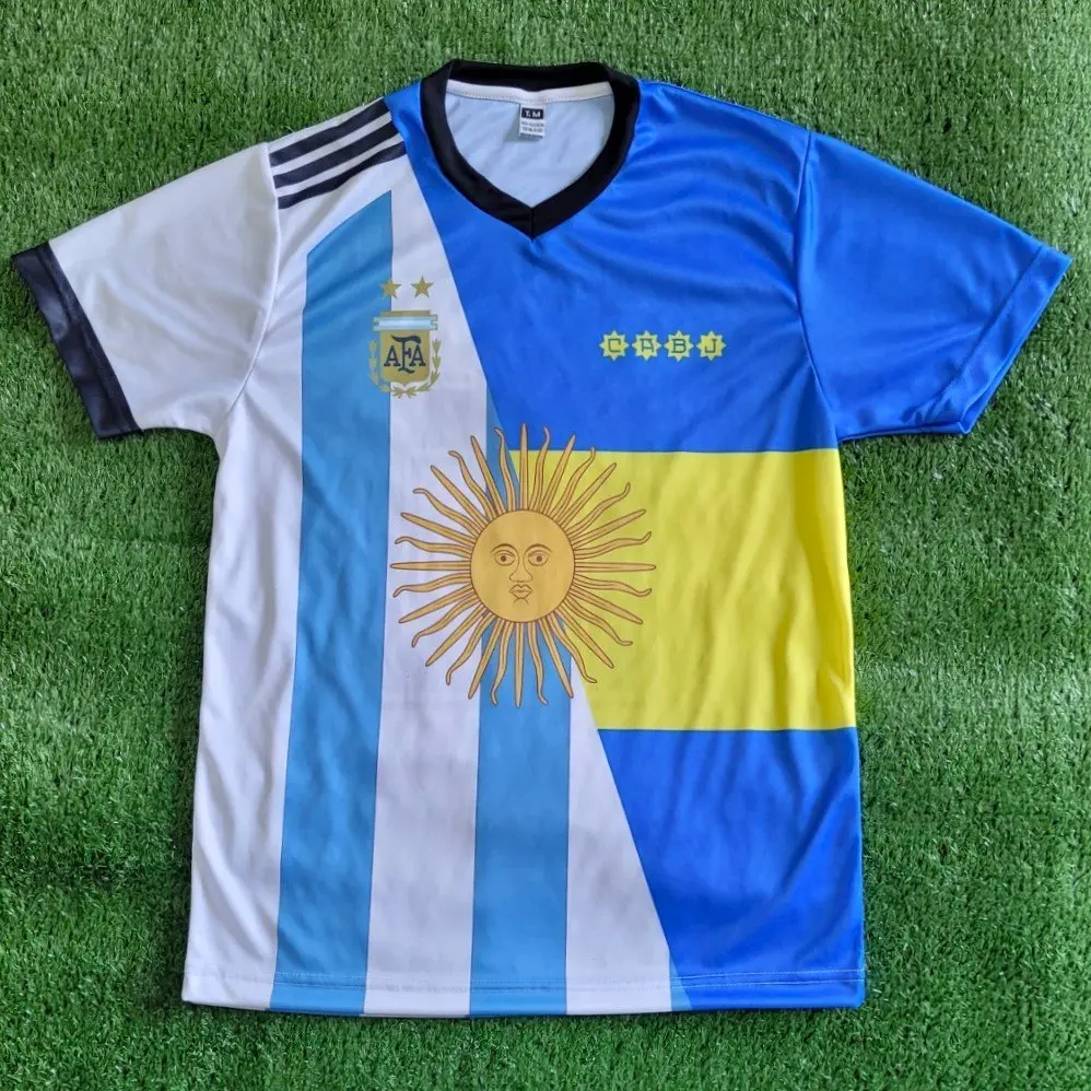 camiseta mitad boca mitad argentina - Cómo se dice a la camiseta en Argentina