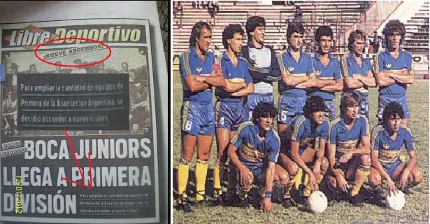 en qué año boca se fue ala b - Cuándo se fue Boca al descenso