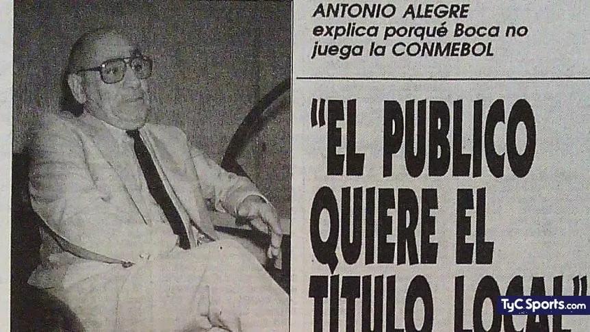 cuantas libertadores jugo boca - Por qué Boca no jugó la Libertadores 1999