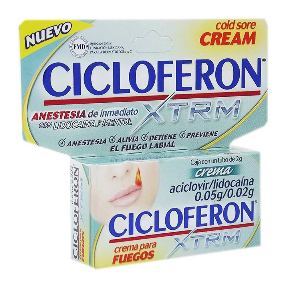 pomada para fuegos dentro dela boca - Qué pasa si uso cicloferon dentro de la boca