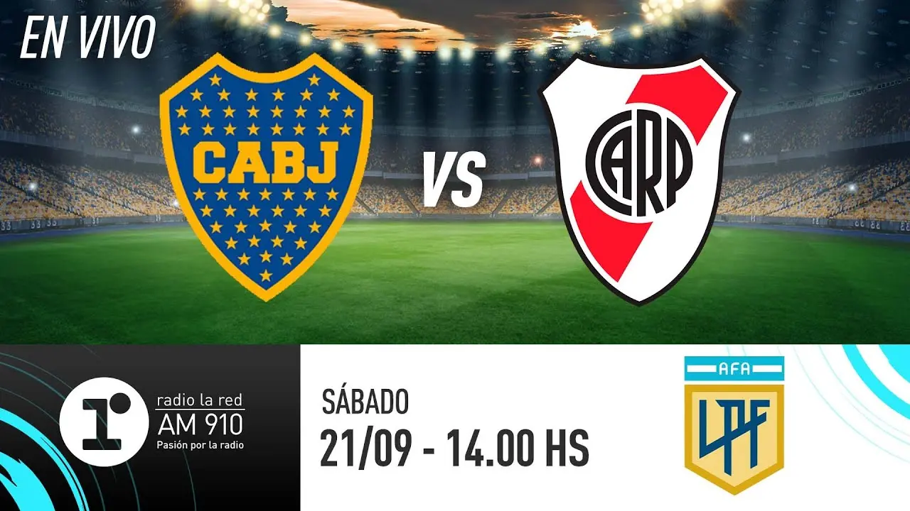 boca river radio en vivo - Qué radio transmite Boca vs River hoy