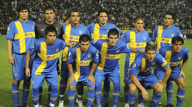camiseta de boca con la banda - Quién uso primero la banda Boca o River